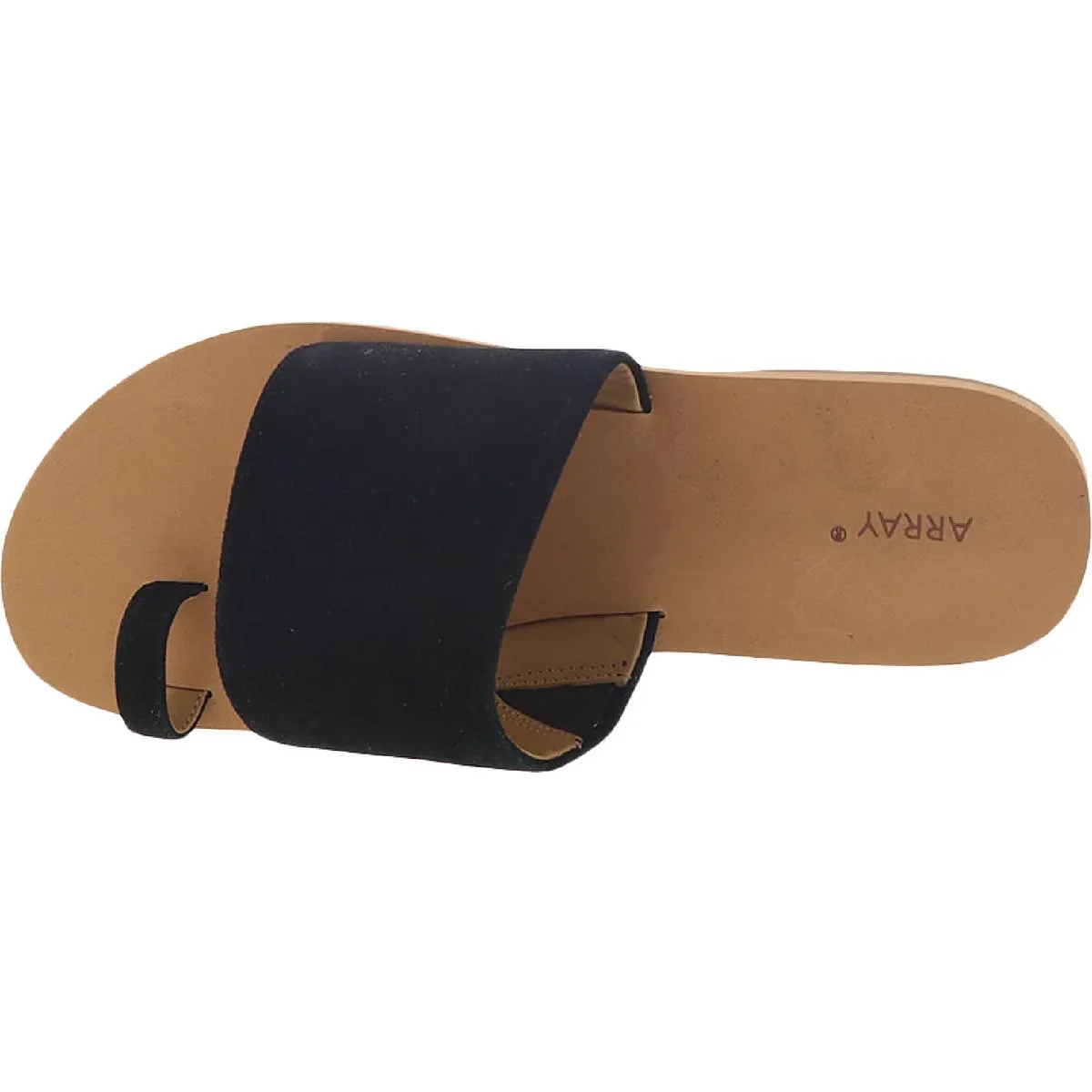 Venice Womens Toe Loop Slip On Flat Sandals