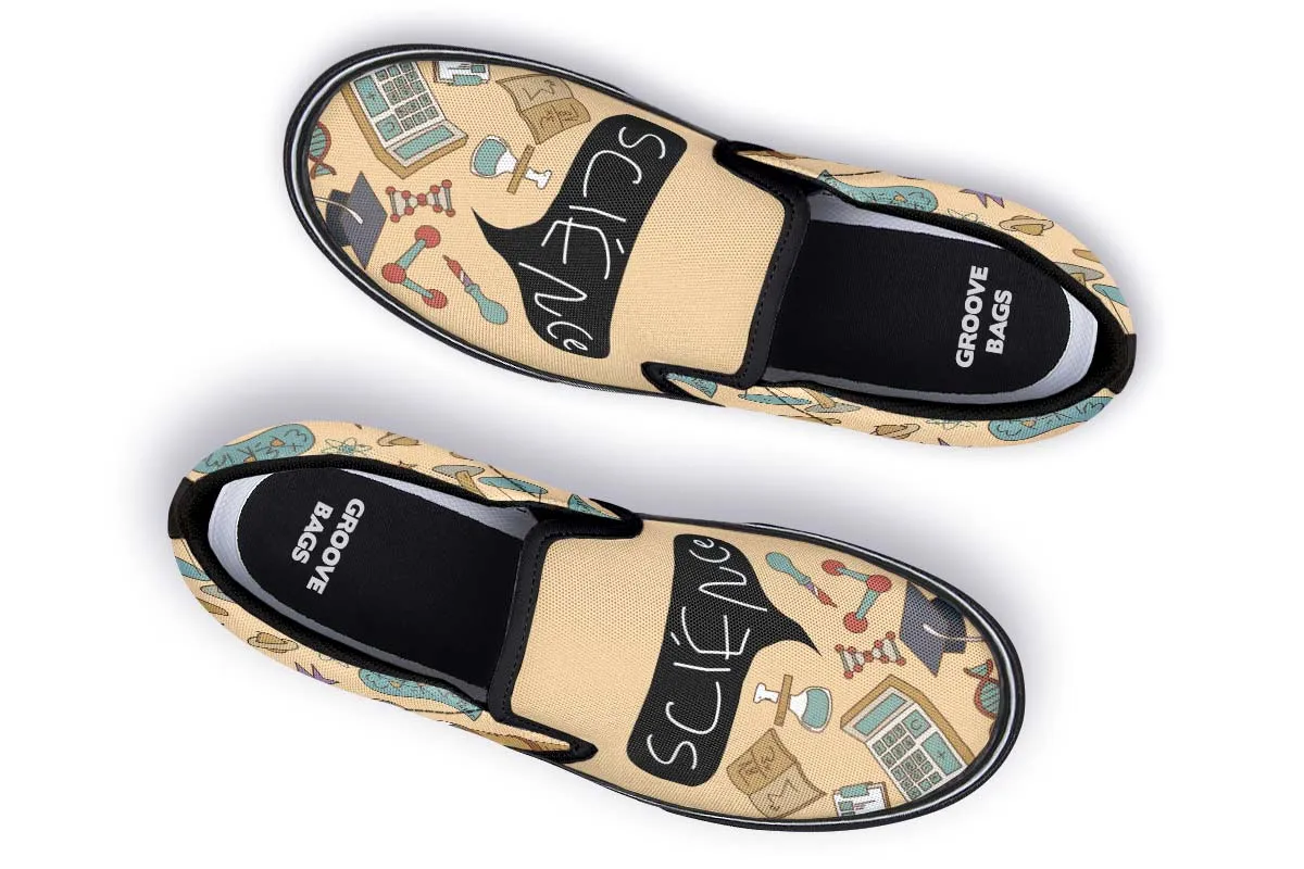 Vintage Scientist Slip-On Shoes