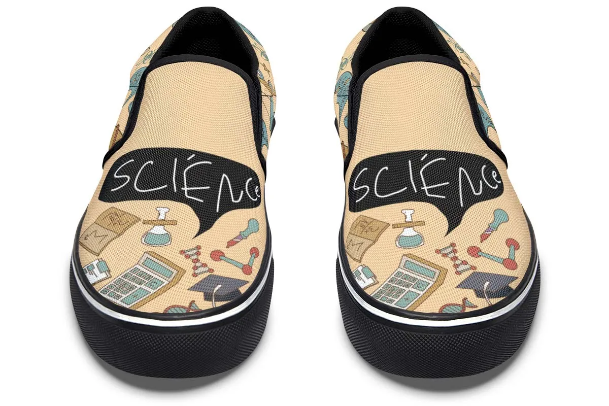 Vintage Scientist Slip-On Shoes