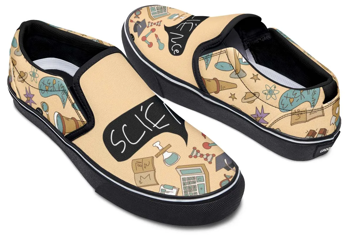 Vintage Scientist Slip-On Shoes
