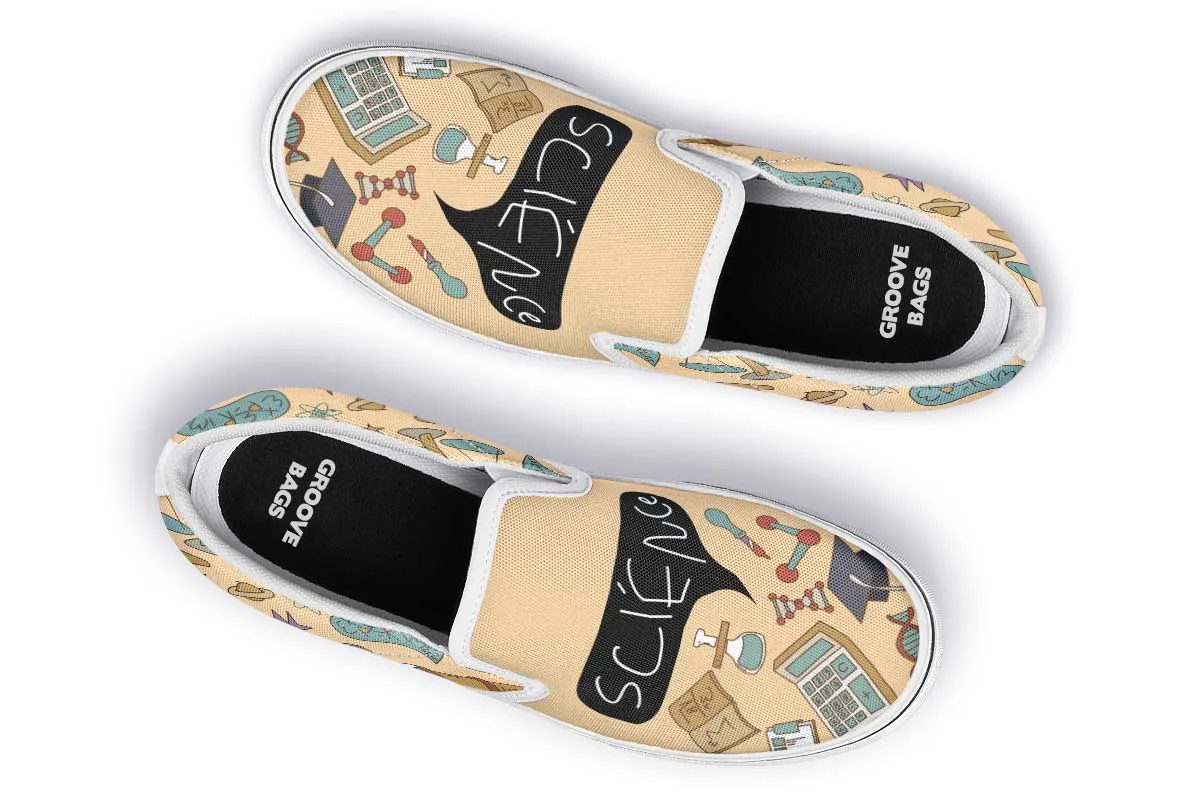 Vintage Scientist Slip-On Shoes