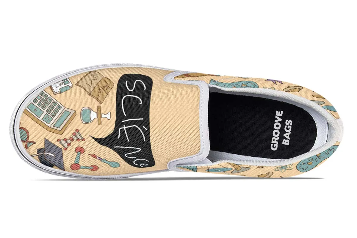 Vintage Scientist Slip-On Shoes
