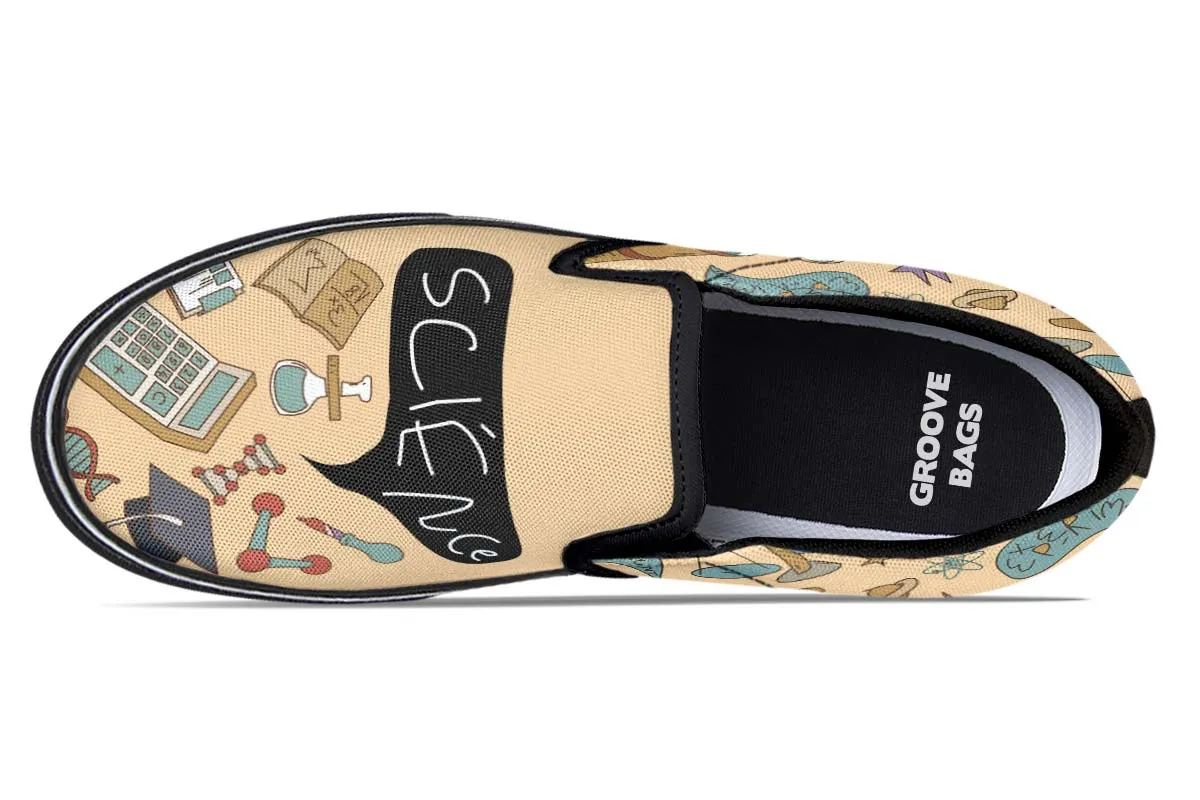 Vintage Scientist Slip-On Shoes
