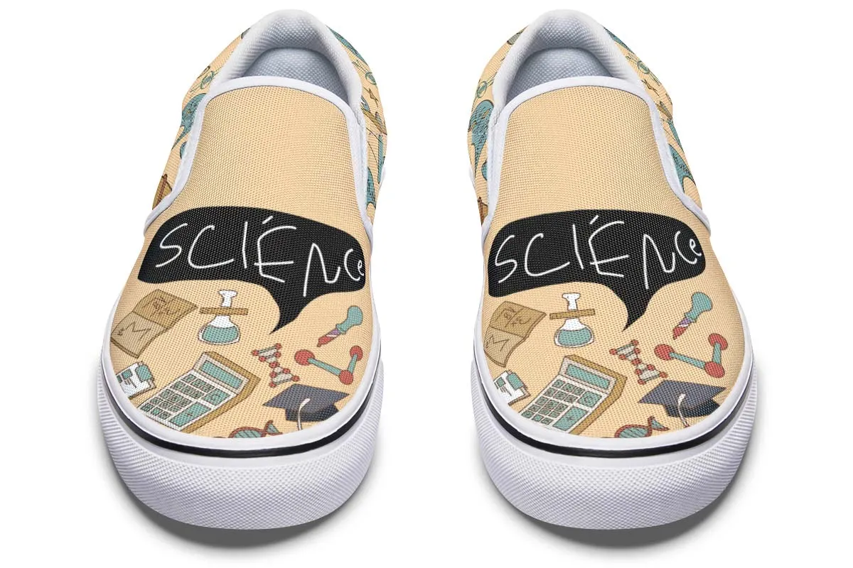 Vintage Scientist Slip-On Shoes