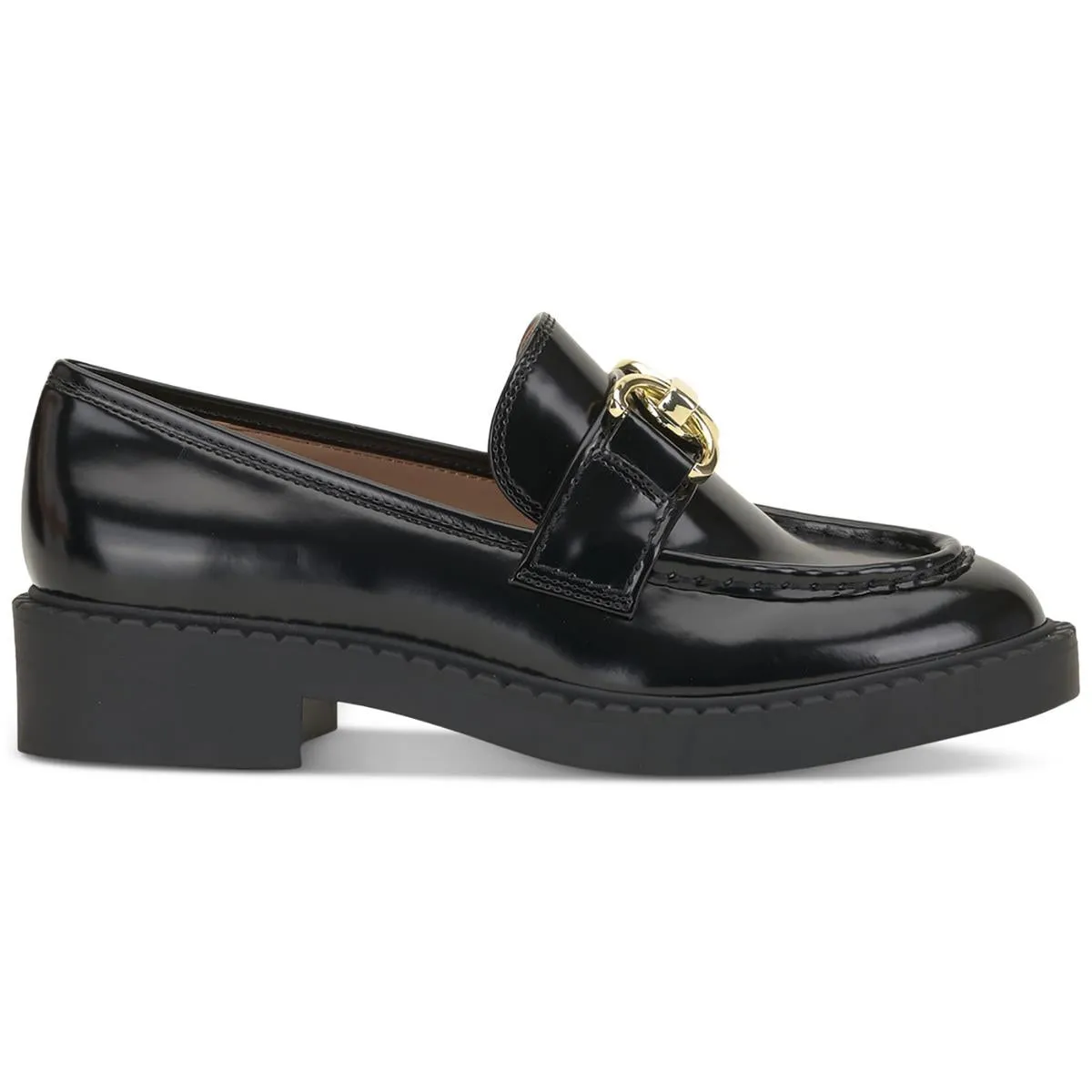 Visala Womens Patent Slip On Loafers