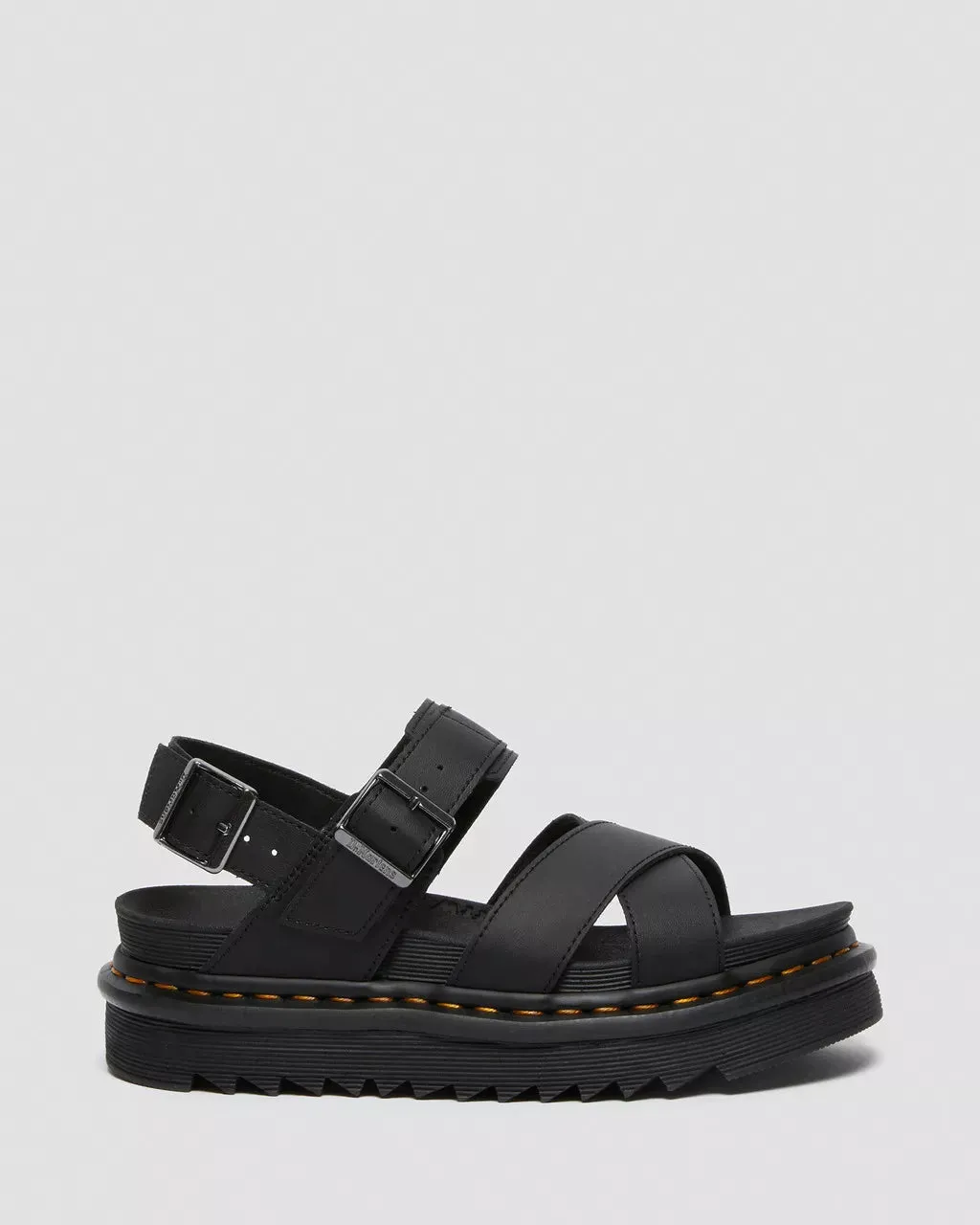 Voss II Leather Sandals in Black