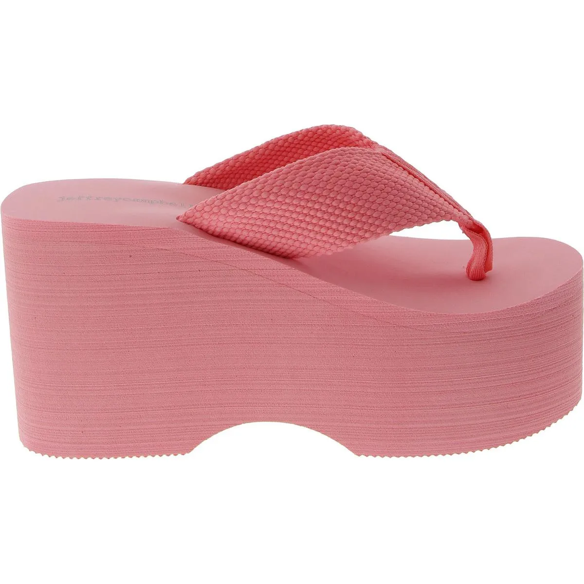 Wavin Womens Thong Slip-On Platform Sandals