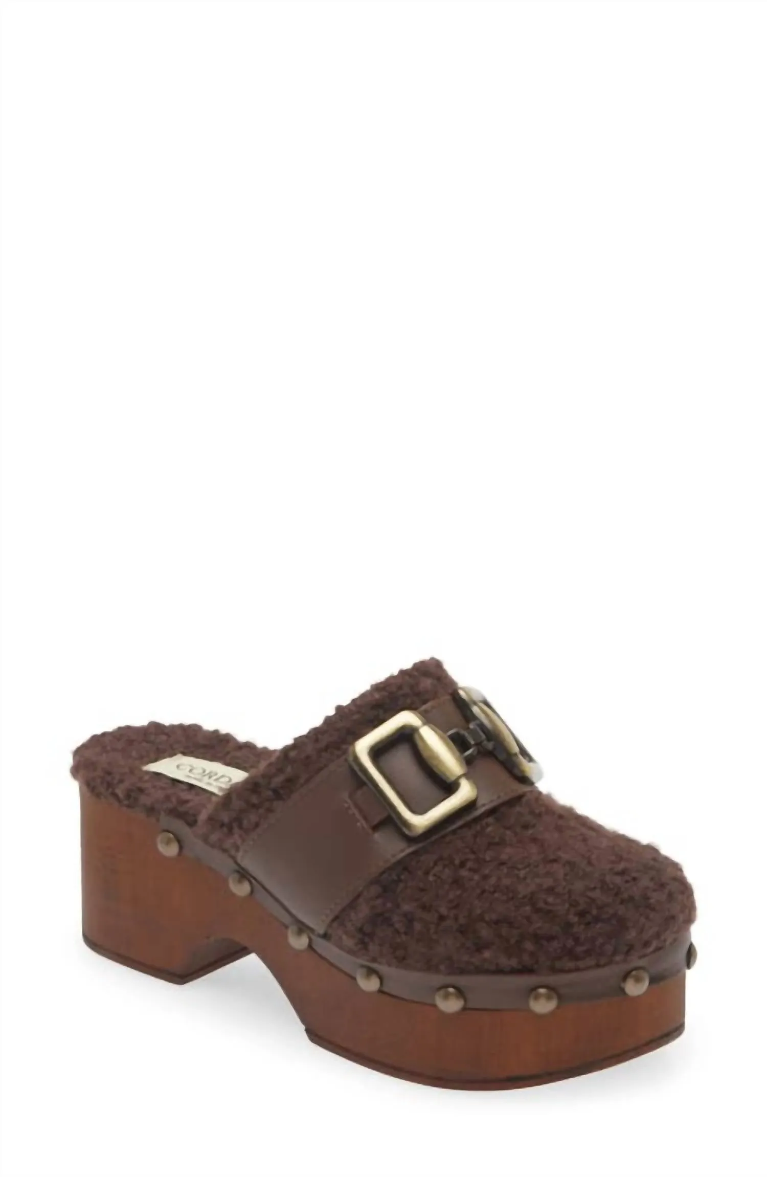 Winona Clog In Cacao Sheerling