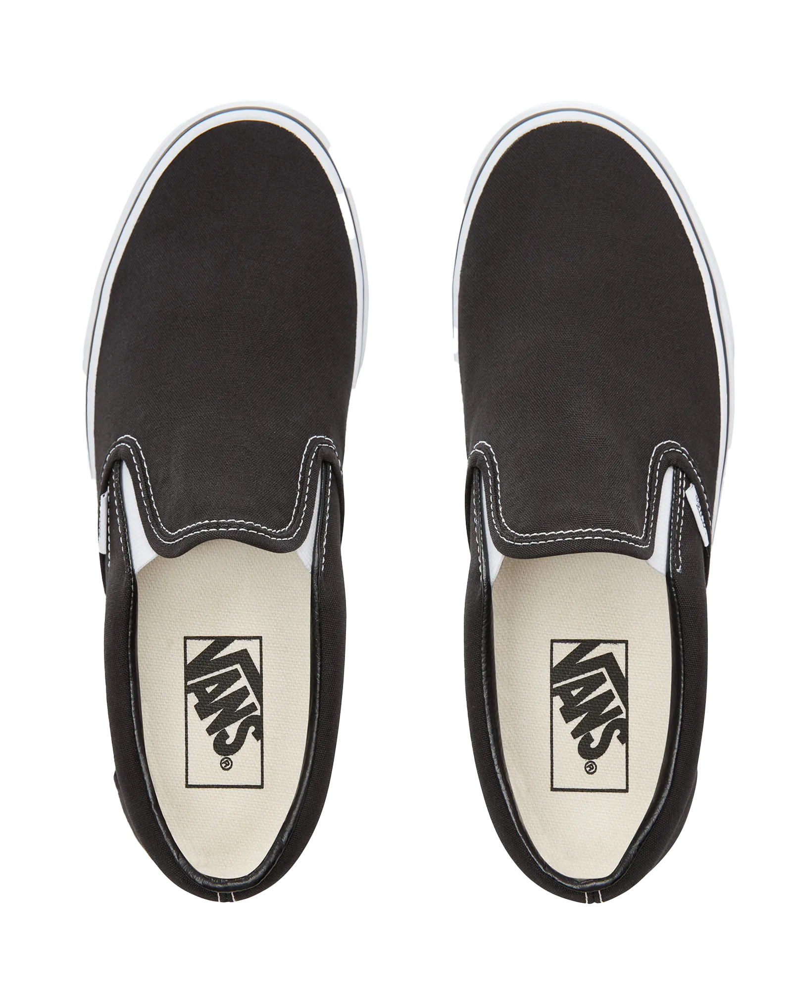 Womens Classic Slip On Shoes in Black