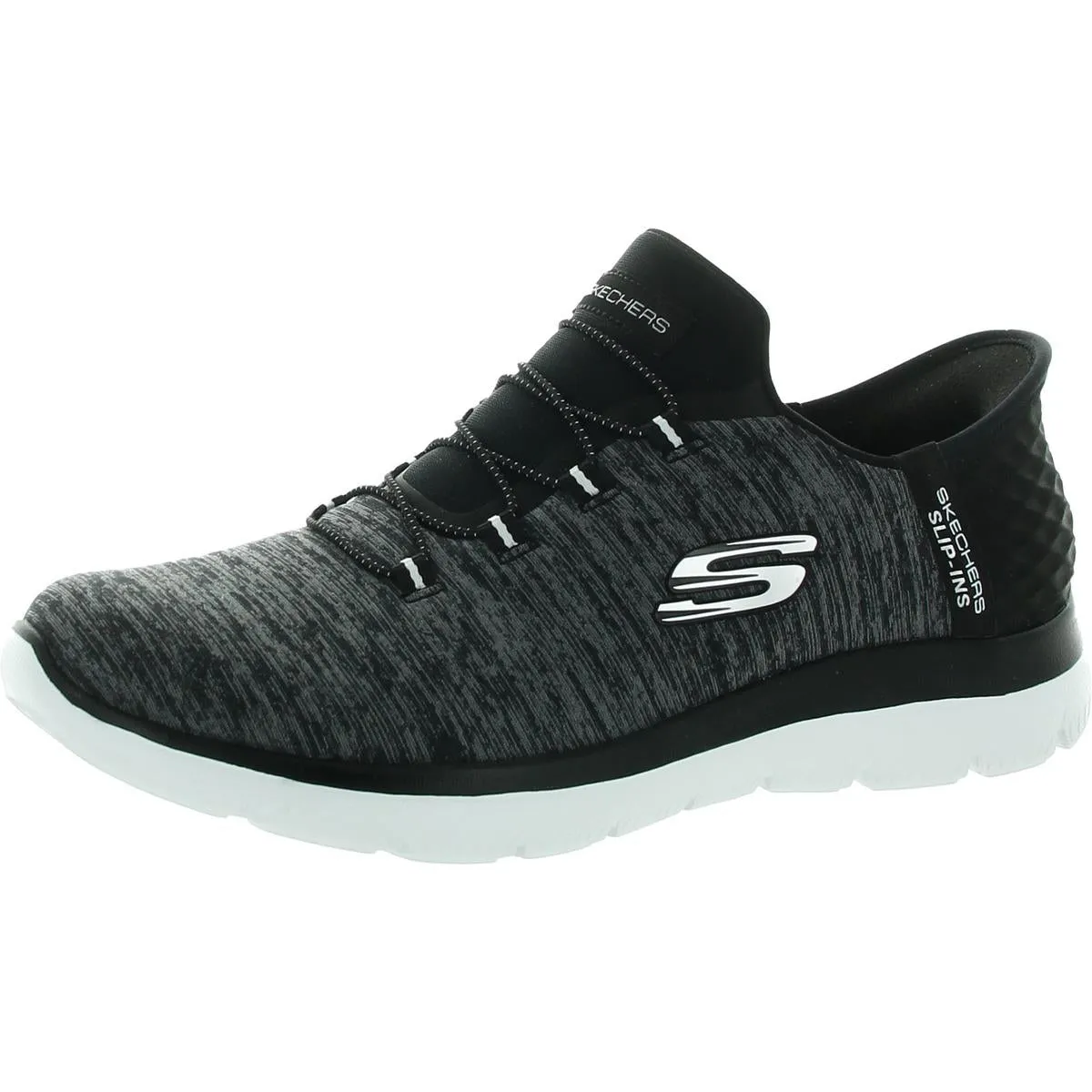 Womens Colorblock Man Made Slip-On Sneakers