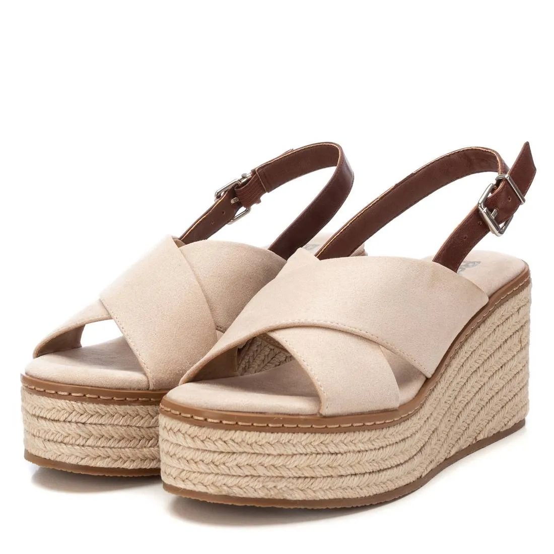 Women's Crossed Espadrille Sandals Refresh By Xti