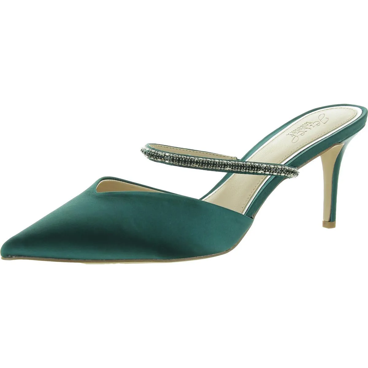 Womens Faux Leather Slip On Pumps