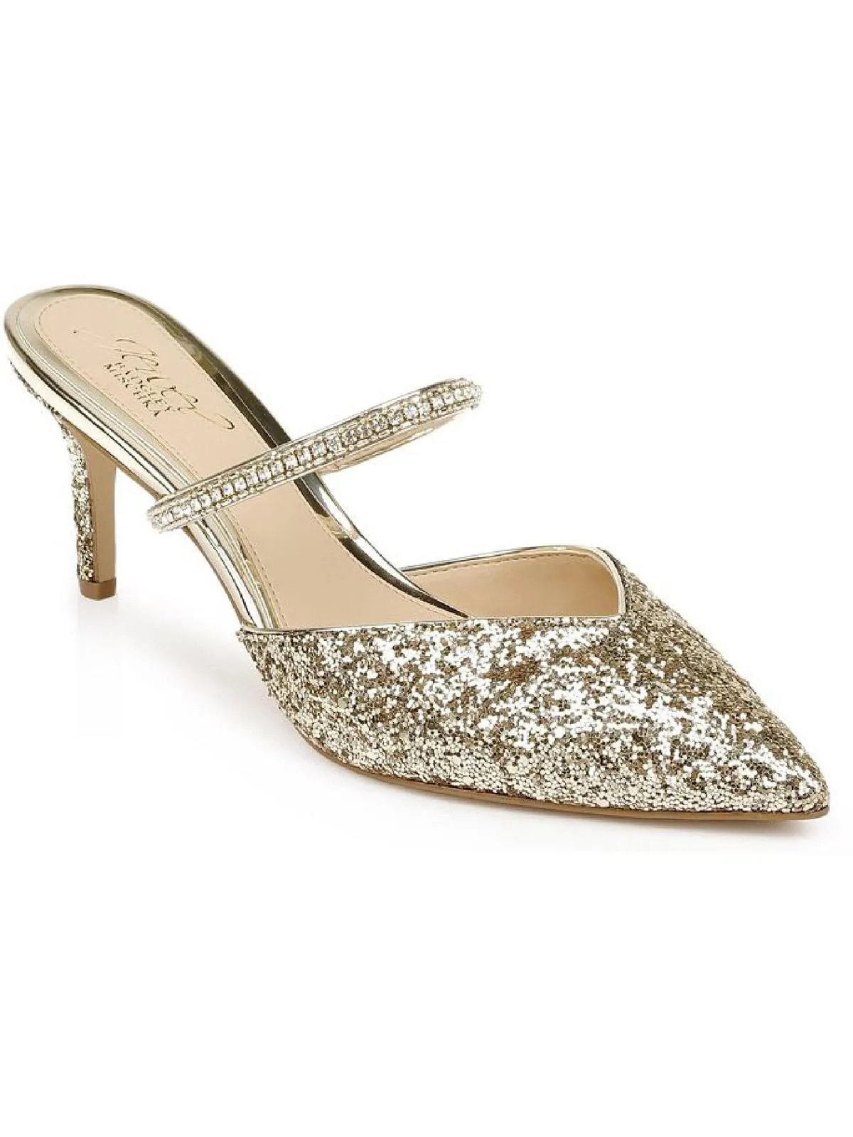 Womens Faux Leather Slip On Pumps