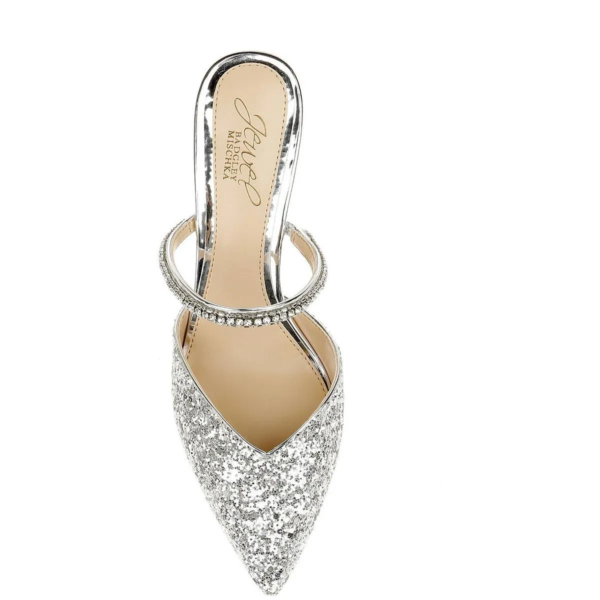 Womens Faux Leather Slip On Pumps