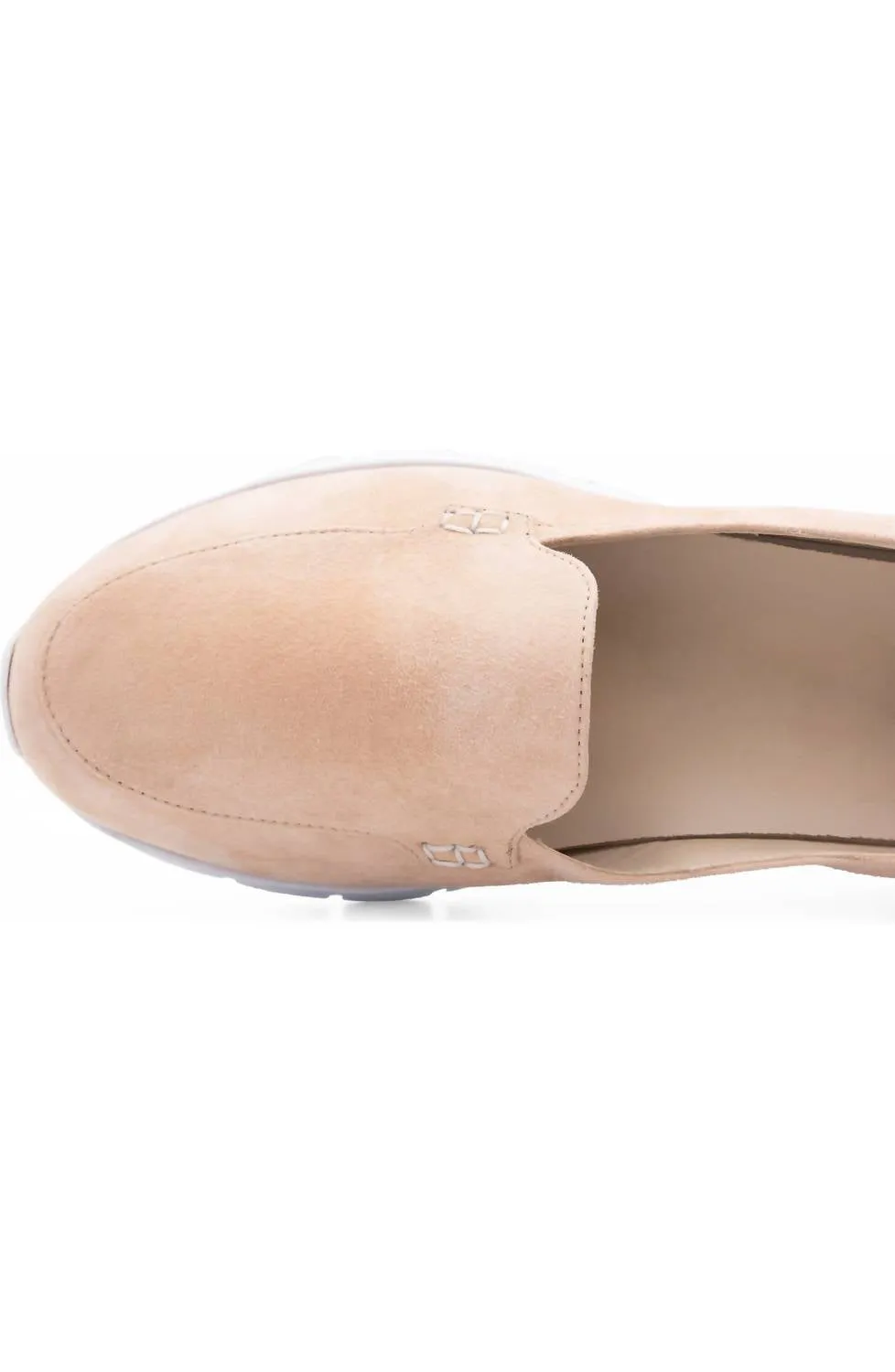 Women's Jake Flat In Nude Cashmere/platino