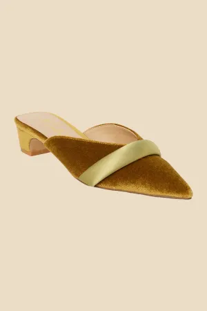 Women's Kellan Mule In Chartreuse Green