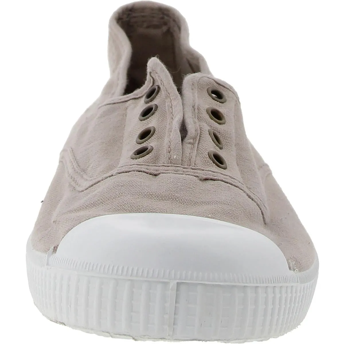 Womens Laceless Canvas Slip-On Sneakers