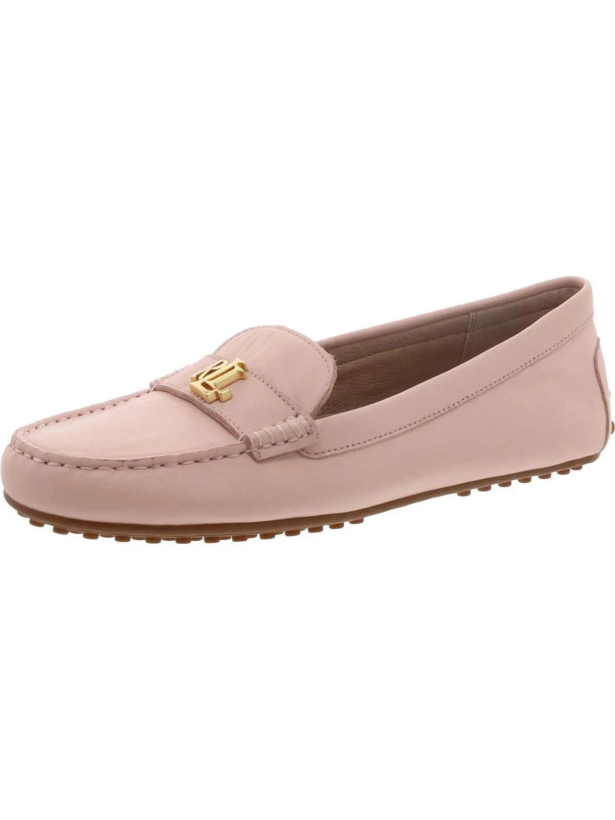 Womens Leather Slip-On Loafers