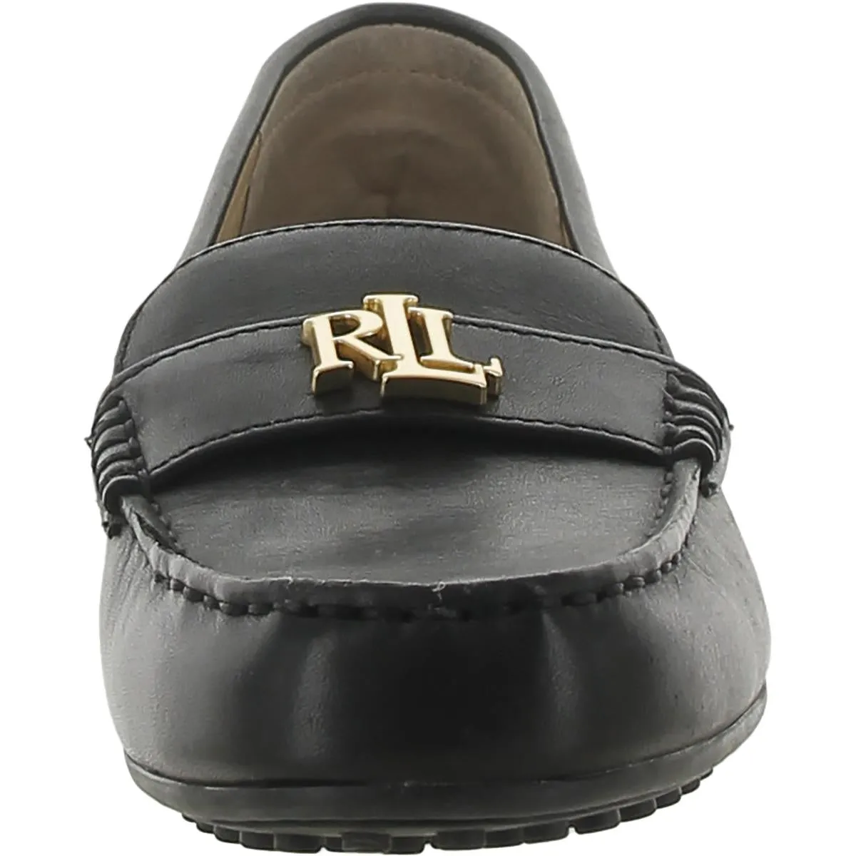 Womens Leather Slip-On Loafers