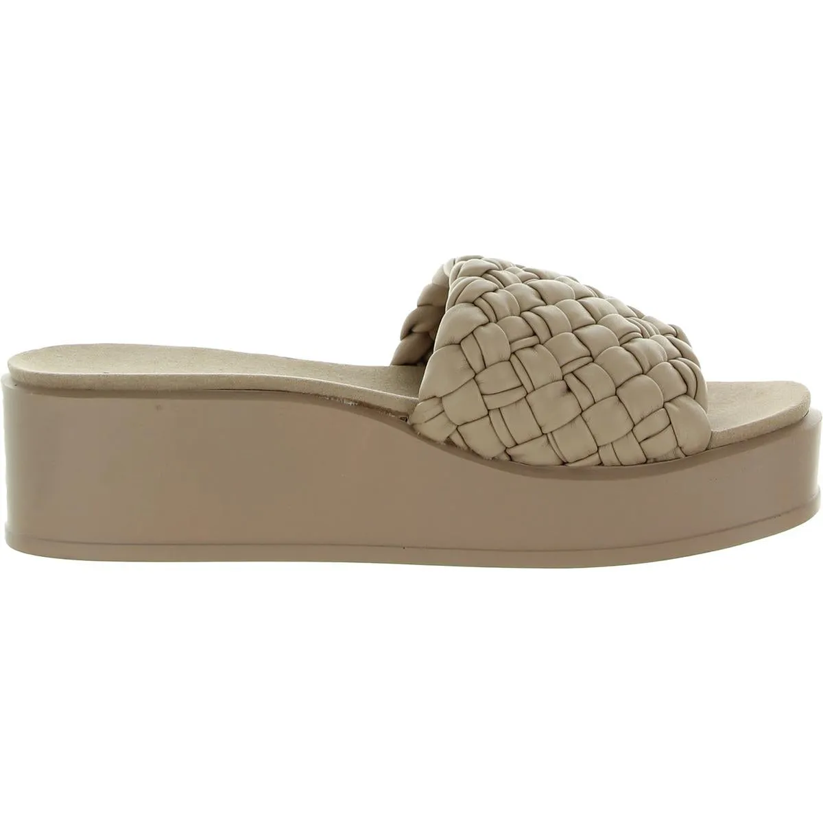 Womens Slip On Platform Sandals